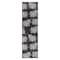 World Rug Gallery Contemporary Palm Leaves Textured Flat Weave Indoor/Outdoor Runner Rug 2'x7' Black 111BLACK2X7 - alternate 2